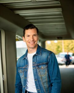 Local SEO Agency owner Neil Colvin in a jean jacket.
